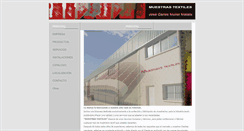 Desktop Screenshot of muestrastextiles.com