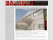 Tablet Screenshot of muestrastextiles.com